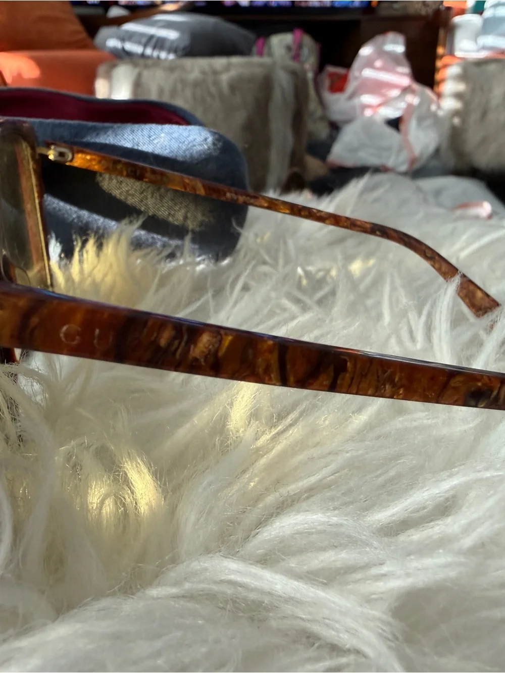 Gucci Women's Wine Sunglasses with Oversized Lenses